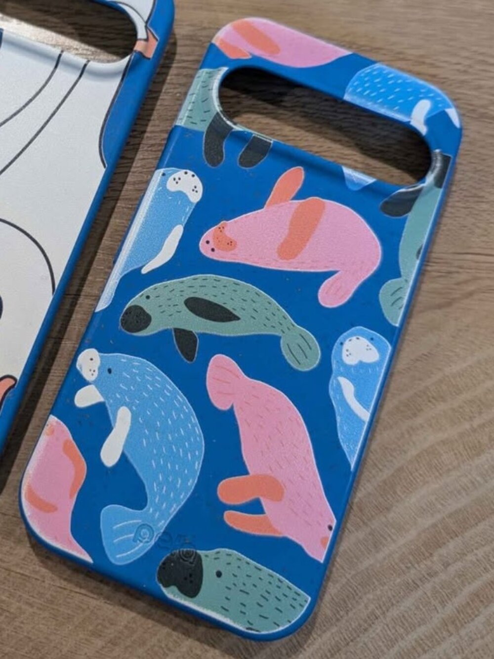 Blue Manatee Case - Pela - Google Pixel 9 / Pixel 9 Pro